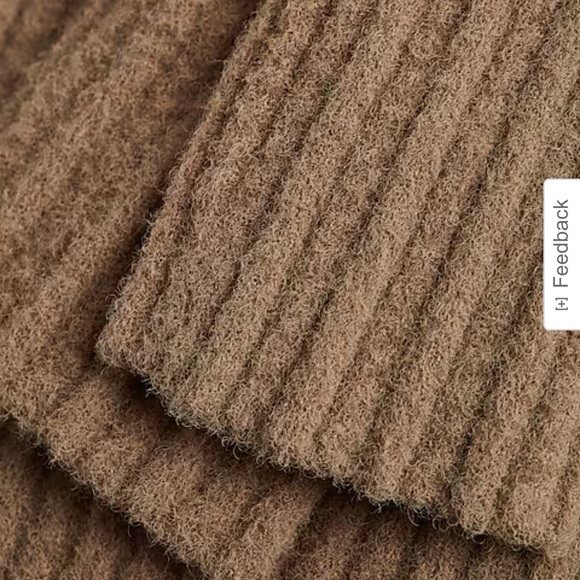 Express Cozy Ribbed One Shoulder Midi Sheath Dress size small - Picture 6 of 9